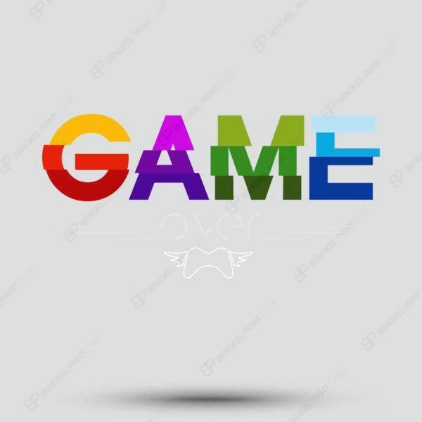 Colorful Game Over